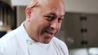 Sat Bains: Organic Salmon with Condiments
