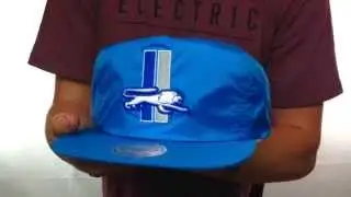 Lions 'NEON SNAPBACK' Blue Hat by Mitchell & Ness