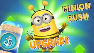Minion Rush Bee Costume Upgrade Level 4 gameplay walkthrough minions game android ios