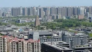 驾车来到陕西西安市，看看这霸气的城市建设，不愧是13朝古都