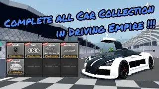 Roblox Driving Empire | Complete all Car Collection in DE !!!