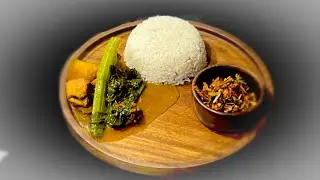 Pork with mustard leaves curry||oksha ga hangam mana ga thongba ll Manipuri style
