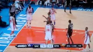 All Gore and son at Knicks game!