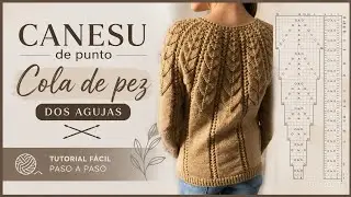 Cómo Tejer Mañanita poncho Fácil /Tejiendoconleonardo