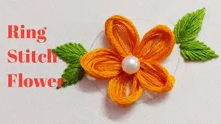 Very Easy Ring stitch Embroidery Design| Hand Embroidery For Beginners |