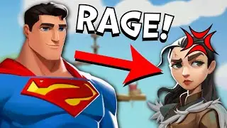 This Arya RAGE QUIT After Fighting My Superman | MultiVersus