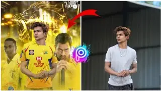 NEW IPL PHOTO EDITING IN PICSART || IPL EDITING FOR CSK FANS||PICSART PHOTO EDITING