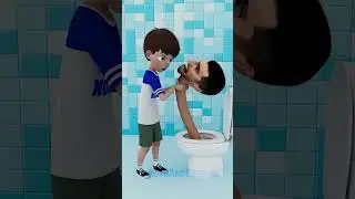 Nomi No More Scared of Skibidi Toilet (Bing Chilling)🚽😂 #animation #funny