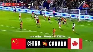 October 7, 2025 | CHINA vs CANADA | Intense Women's Football Battle! | FIFA 23 Gameplay [Ultra HD]