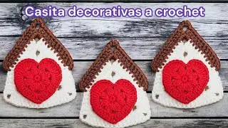 😍 Casita tejida a crochet