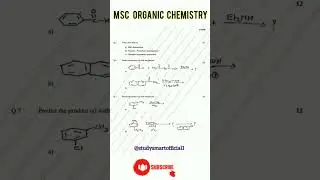 Msc organic chemistry sem 2 Question paper 2022-23👈 MSC chemistry question paper #msc #chemistry