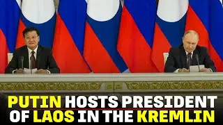 Russian President Putin hosts President of Laos in the Kremlin