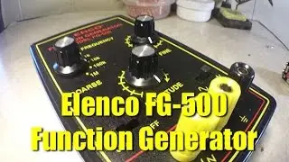 Elenco FG500K Function Generator Kit build and review