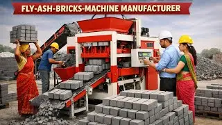Fly Ash Bricks Making Machine Manufacturer आगरा / राख से ईट बनाने की सबसे छोटी मशीन आपके Budget में 