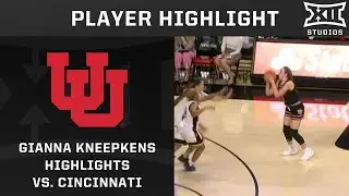 Gianna Kneepkens Drops 25 Points vs. Cincinnati!