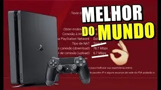 A MELHOR VELOCIDADE no PS4! Melhor DNS, MTU e PING do MUNDO! SAIBA!