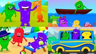 Happy Color Monsters Adventure | Kids Cartoon Animation