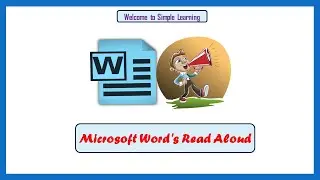 How to work on Word Document Read Aloud