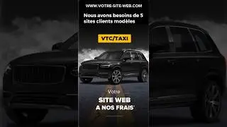 Cr&eacute;ation de site web VTC/TAXI