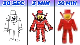 Рисование (ROBLOX) Сэмми в &laquo;Укради мозгорота за 30 секунд, 3 минуты и 30 минут&raquo; &mdash; Speed ​​Draw Ch...
