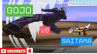 Gojo vs Saitama Fan Made Enjoy #saitama #saitamaedit #gojosatoruedit #gojo #hakaislive