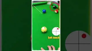 Don't Smash It! 🛑 Soft Touch Magic! ☁️ High Right Spin Secret 🤫 #pooltips  #billiards  #pool1 #pool