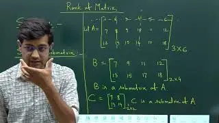 Rank of a Matrix, Part-1(WBSSC,SLST)