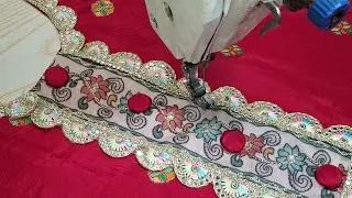 😍Amazing Sewing ideas for beginners neck design with lace bootans/ sewing lovers &hearts;️ 