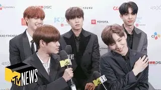 AB6IX on Songwriting, First Lyrics & What Makes Them Happy | MTV News
