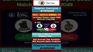 St Kitts and Nevis Patriots vs Trinbago Knight Riders CPL 2025 Match Prediction | SNP vs TKR #cpl