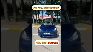 Когда кажется, что припарковался в ловушку - просто нажми Summon #tesla #automobile #summon