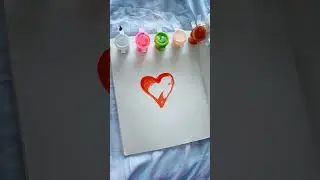 # ❤️heart scenery drawing❤️#.beautiful heart scenery drawing 😍👍❤️art gallery:Shrishty ❤️🖌️🖌️