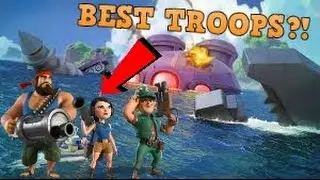 Boom Beach: BEST Troops for Mega Crab!?