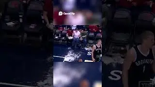 Courtside Fashion Fail  Epic Beer Spill Moment