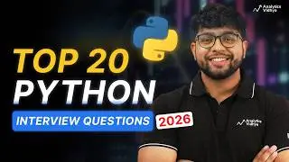 Top 20 Python Interview Questions & Answers for your first JOB (Basic to Advanced)