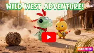 Cowland &ndash; Sunset Adventure 🤠🌵| Rexy and Chicken J in the Wild West for Kids