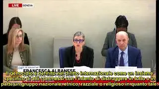 Francesca Albanese, relatrice speciale dell'ONU, accusa Israele di atti di genocidio