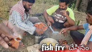 చేపల ఫ్రై చేసినం ఇయాల #fishinglife #fishingvideo #fishfry 