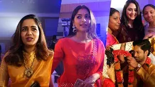 Muktha , Ananya , Mia Spotted At Rajith Menon Wedding Reception.