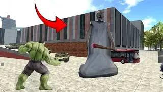 green Hulk fight with giant Granny Indian bike drive 3D game