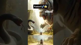 SNAKE🧬TIGER #ai #fusion #viral #animals #fypシ #aiart #snake #tiger #roadto70k #aigenerated