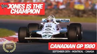 Formula 1 1980 Canadian GP - Jones vs Piquet: The Crash That Decided the 1980 F1 Championship