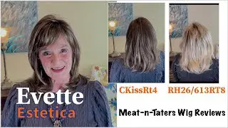 Estetica EVETTE in 2 colors // CKissRT4 and RH26/613RT8 // Meat-n-Taters Wig Reviews