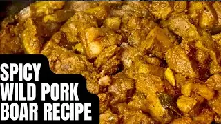 Spicy Pork Curry (Wild Boar Curry)🔥Pork curry recipe/Pork recipe/Spicy and testy pork curry/pork
