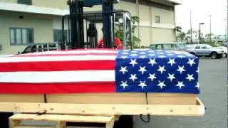 Gunnery Sergeant Dinogan on Military Honors Escort Duty