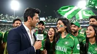 Indian Reporter Asks Pakistani Fans Why They&rsquo;re Laughing After Loss | Funny Cricket Stadium Moment