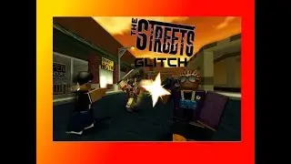 Streets glitch of spreated body