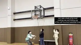The use of wall-mounted basketball hoop