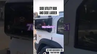 Thar Roxx Defender Accessories: Side Utility Box & Ladder Upgrade