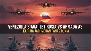 VENEZUELA SIAGA‼️Jet Rusia Hadapi Armada AS di Karibia 🚨🔥 #ZonaGeopolitik #Trending #FYP